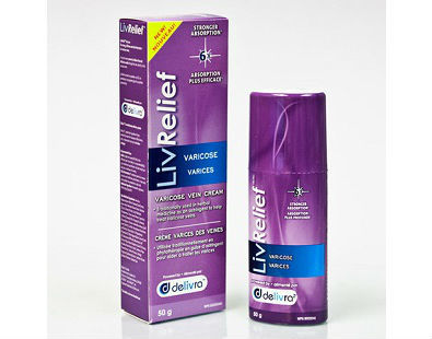 Delivra LivRelief Varicose Vein Cream