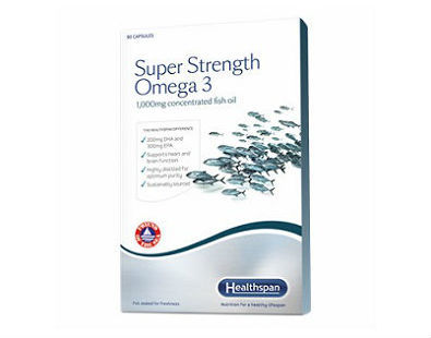 HealthSpan Super Strength Omega-3 supplement