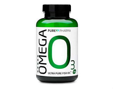 O3 Pure Pharma omega-3 fish oil supplement