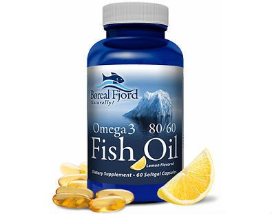 Boreal Fjord Omega 3 8060 Fish Oil omega-3 supplement