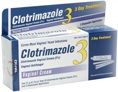 Clotrimazole 3 cream for yeast infection