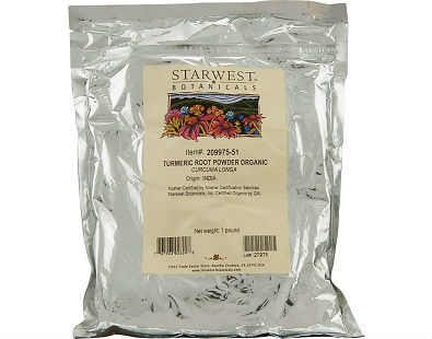 Starwest Botanicals Organic Turmeric Root Powder supplement