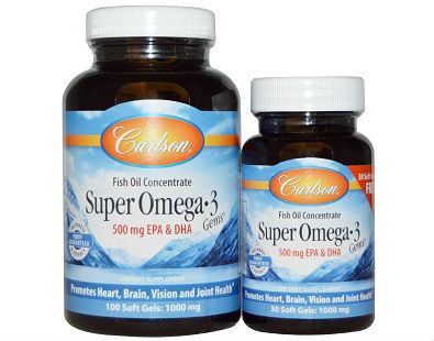 Carlson Super Omega-3 Gems supplement