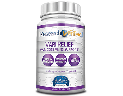 Research Verified Vari Relief supplement for varicose veins