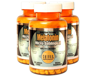 Saturn Supplements Melatonin Micro-Sublingual Sleep Aid Remedy