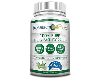 Research Verified Holy Basil supplement