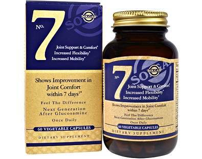 Solgar No. 7 Joint Support & Comfort supplement