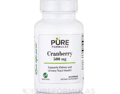 Pure Formulas Cranberry for UTI Infections Review