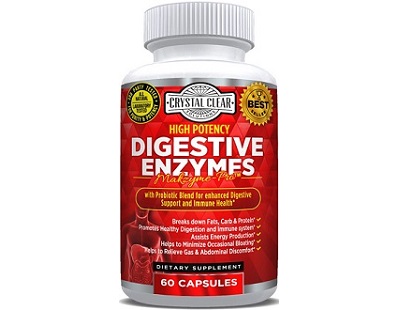 Crystal Clear Digestive Enzymes supplement product