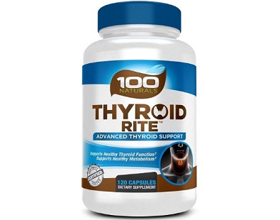 100 Naturals Thyroid Rite for Thyroid