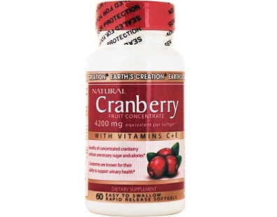 Earth Creation Natural Cranberry for Urinary Tract Infection