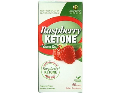 Genceutic Naturals PURE RAS Raspberry Ketone for Weight Loss