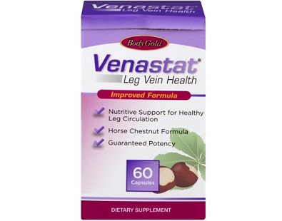 Body Gold Venastat Leg Vein Health for Varicose Veins