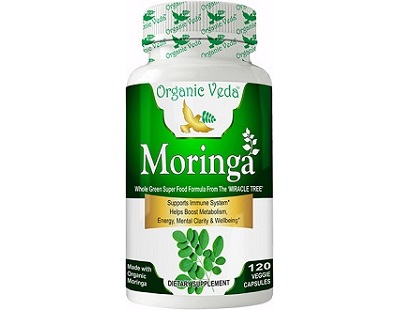 Organic Veda Moringa for Health & Well-Being
