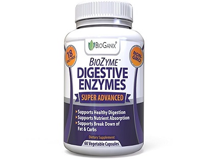 BioGanix BioZyme Digestive Enzymes for IBS Relief