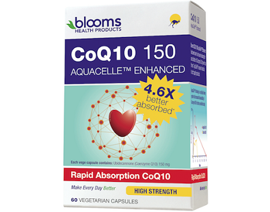 Blooms CoQ10 150 Aquacelle for Health & Well-Being