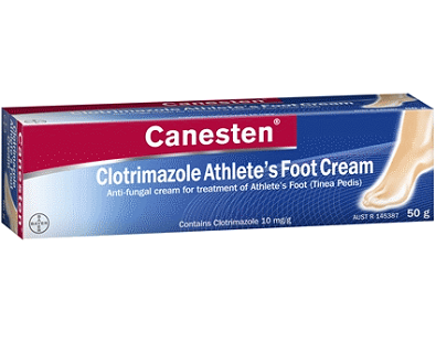 Canesten Clotrimazole Athlete's Foot Cream for Athlete's Foot