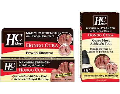 Hongo Cura Anti-Fungal Ointment & Spray for Athlete's Foot