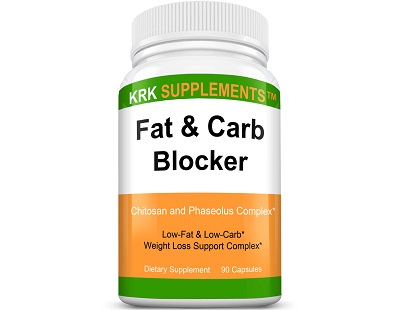 KRK Supplements Fat & Carb Blocker for Weight Loss