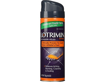 Lotrimin AF Deodorant Powder Spray for Athlete's Foot