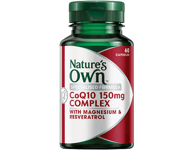 Nature’s Own CoQ10 Complex for Health & Well-Being