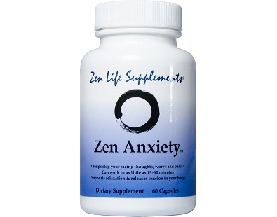 Zen Life Supplements Zen Anxiety for Anxiety Relief