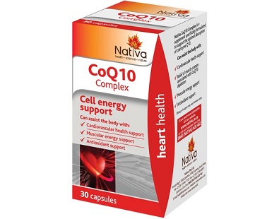 Nativa CoQ10 Complex for Health & Well-Being