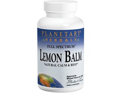 Planetary Herbals Full Spectrum Lemon Balm for Insomnia