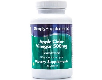 Simply Supplements Apple Cider Vinegar for Health & Well-Being