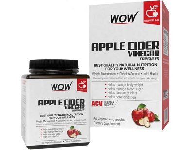 WOW Life Science Apple Cider Vinegar for Health & Well-Being